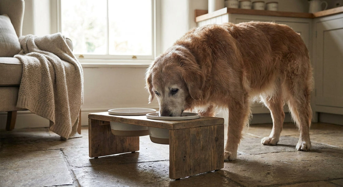 Gamelle surélevée pour chien âgé