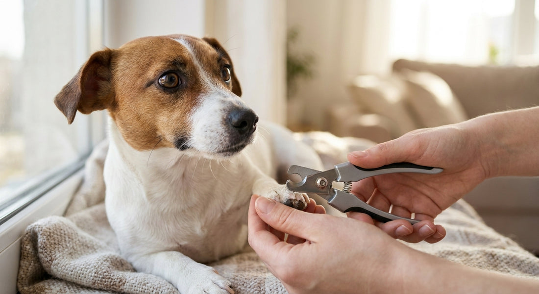 Coupe griffes pour chien qui a peur