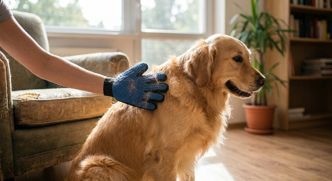 Comment utiliser un gant de toilettage pour chien