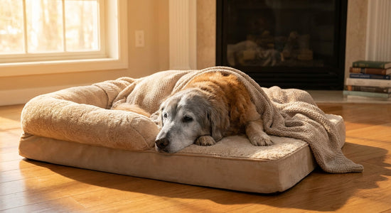 Lit pour chien âgé avec arthrose
