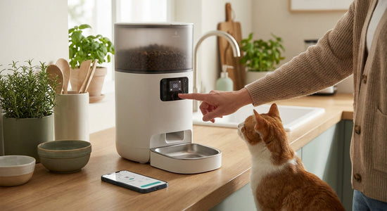 Comment programmer un distributeur de croquettes pour chat